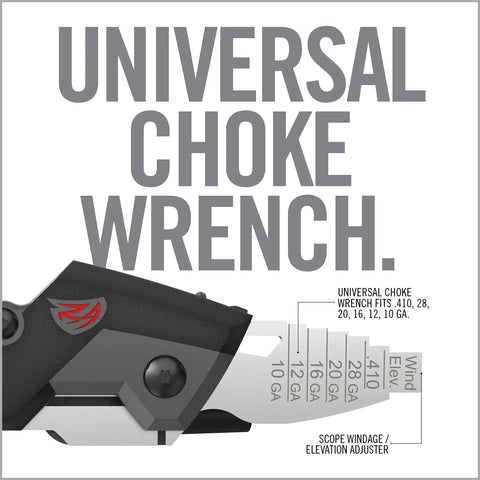 30 In 1 Firearm Maintenance Multitool With Flat Phillips Torx Bits And Pin Punch featuring universal choke wrench