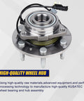 Front Wheel Bearing And Hub Assembly With ABS For Chevy Silverado 1500 2014 2019 Suburban Tahoe GMC Yukon 1500 2014 2019