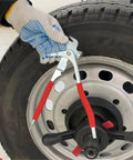 Heavy Duty Wheel Weight Pliers And Tire Balancing Tool For Cars, SUVs And Trucks Clip On Weight Remover And Installer With Hammer Function Textured Rubber Handle Alloy Construction 12 Oz Weight
