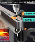 Pro Grade DIY-Friendly Portable Drill Guide For Straight Holes With 17 Drill Sizes From 1/8 To 3/8 In 1/64 Inch Increments