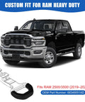 Custom Molded Silicone Tow Hook Covers For Ram 2500 3500 2019 2026 Front Tow Hitch Cover Black 2 Piece Set truck diagram