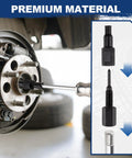 Blind Hole Bearing Puller Set With Slide Hammer and Expandable Collets used on automotive wheel assembly