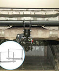 6 Pack Trailer Coupler Pins 5-16 Inch By 4 Inch Heavy Duty Square Towing Hitch Pins installed on vehicle