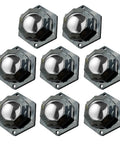 Stick On Mini Caster Wheels 8 Pack Low Profile Swivel Casters For Small Appliances And Storage Bins Easy Install With Quiet Smooth Glide straight-up caster wheels from different angles