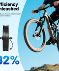 Man jumping on a bike with the 20 Inch Electric Bike Conversion Kit With 48V 1000W Front Hub Motor Brushless Gearless Controller.