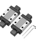 Two Pack MGN9C Linear Bearing Carriage Block Set With Mini Guide And Wrench For 9mm Linear Motion Rails Ideal For 3D Printers And CNC Machines