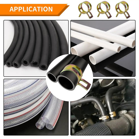Premium Galvanized Spring Hose Clamp Assortment Kit Delivering Bomb Proof Grip For Grease Monkey Projects And Household Plumbing Fixes 72 Piece Rust Resistant Steel Fastener Kit