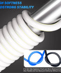 Rugged White Nylon Air Brake Hose Tube Quarter Inch Bore Three Eighths Wall Thirty Two Foot with high softness and stability