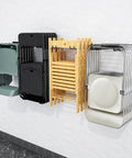 Folding Chair Wall Mount Storage Rack Four Pack Heavy Duty Garden Tool Hangers holding chairs on a wall