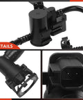 Close-up of Vapor Canister Vent Solenoid Valve for Chevrolet Silverado and GMC Sierra 1500 with 2 blade wiring harness