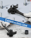 Heavy Duty Scaffold Ratchet Wrench With Double Ended Three Quarter And Seven Eighth Inch Sockets in construction use