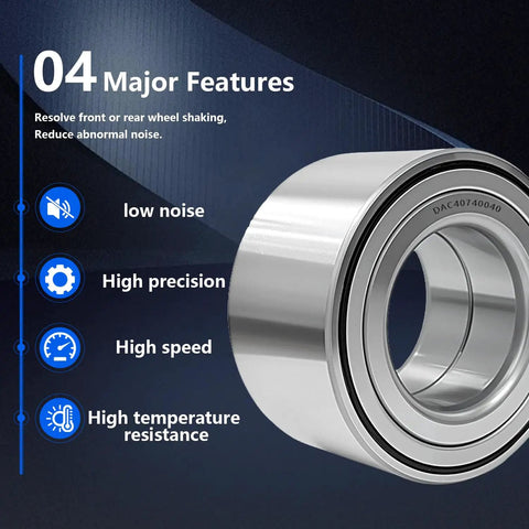 Four Pack Front And Rear Wheel Bearings For Atv Utv Compatible With Ace Ranger Sportsman And Hawkeye Models showing features of low noise, high precision.