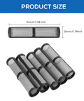 Airless Paint Sprayer Filter 60 Mesh Set, 5 Pieces, Pump Manifold Strainer Replacement For High Temp Use, Dimensions 91mm x 20mm