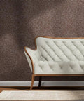 Total Room Glow Up Neutral Brown Silver Metallic Wallpaper With Eco Friendly Fibrous Texture And Shimmer Finish Made In Usa Paste The Wall Covering Modern Home Decor with a light tufted sofa.