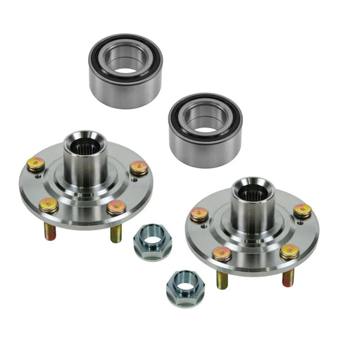 2 Piece Front Wheel Bearing And Hub Kit For Honda CRV 2002 2006 And Element 2003 2011 Includes Two Front Hub Assemblies And Bearings