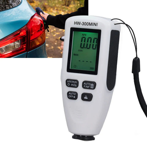 Coating Thickness Meter 0 To 2000 Um Digital Gauge For Automotive Paint, Car Coating Thickness Tester, 0.1 Um Mil Thickness Gauge For Used Car Buyers, Non Destructive Coating Gauge For Auto Body, Shop And Lab on car paint