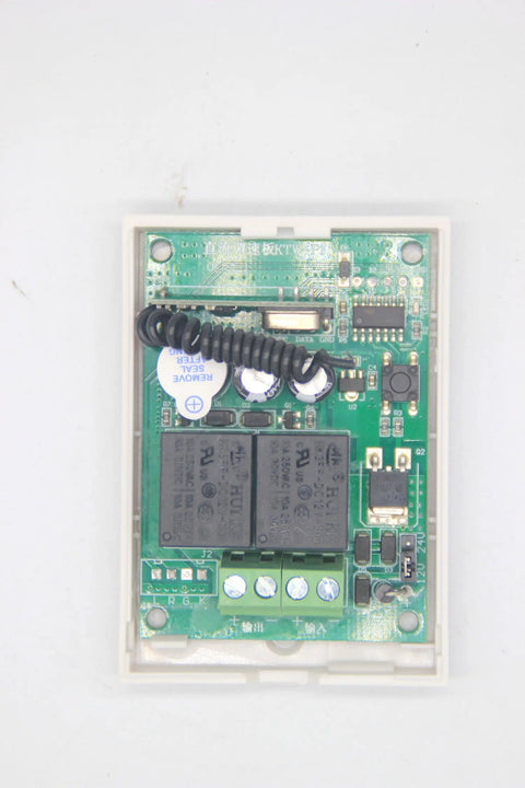 Remote Control DC Motor Speed Controller circuit board with relays and components for linear actuators, top view