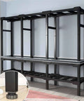Heavy Duty Portable Fabric Wardrobe Featuring Top Notch Carbon Steel Frame And Zero Hassle Instant Assembly for home closet organization.