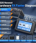Do It All D7S OBD2 Scanner With Bidirectional Diagnostics And AI Assist, ECU Coding, 2026 Upgrade, displayed with features.