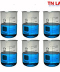 1L Borosilicate Glass Beaker With Graduations 1000ml 6 Pack Low Form Heavy Wall Lab Beaker Set With Pouring Spout