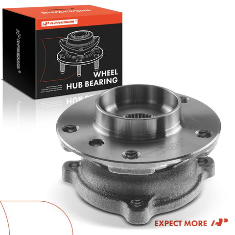 Front Wheel Bearing And Hub Assembly For BMW X5 X6 2007-2018 AWD Replacement Beefy Heavy Duty Ball Bearing High Load Capacity
