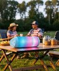 Powerful Portable Wireless Bluetooth Speaker With Stereo Sound LED Lights And Long 36 Hour Battery Life IPX4 Waterproof BT53 TWS Pairing