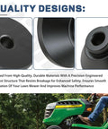 Spacer Replacement M78658 Black Fits Deere D Series F GX X L And 115 125 190C 2305 2148HV S2048 Mowers Bolt On Easy Install Durable OEM Grade Replacement Part, black metal spacer close-up
