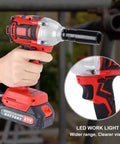 Ehozirta Cordless Impact Wrench 1/2 Inch, 520Nm High Torque Brushless Motor Electric Tool showing grip and battery.