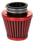 38mm Air Filter Cleaner for Predator 196cc 200cc 212cc engines, metal red filter designed for mini bikes and go-karts