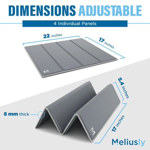 Heavy Duty Chair Cushion Support For Sagging Cushions 17x22 Inch Reinforced Plywood Seat Saver shown in separate panels