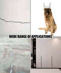 Built Tough Backer Rod Epdm Rubber Foam Caulk Saver 1/4 Inch Diameter By 16 4 Feet Grey used for sealing wall cracks and joints.