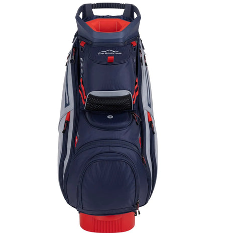 Lightweight Men S C130 Cart Golf Bag Featuring 14 Way Club Dividers And Slick Pocket Layout Built Smooth For Fast Pace Rounds Hella Easy To Pack And Zip Up All Day Long On Course, front view.