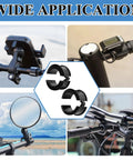 16 Pcs Bicycle Handlebar Spacers Rubber Gaskets Fits 22.2-31.8 Mm And 25.4-31.8 Mm Bike Handlebar Extender with accessories shown