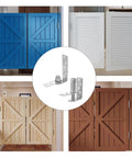Stainless Steel Door Pivot Hinges With Automatic Rebound Function And Dual Directional Opening For Cabinets And Doors Silver