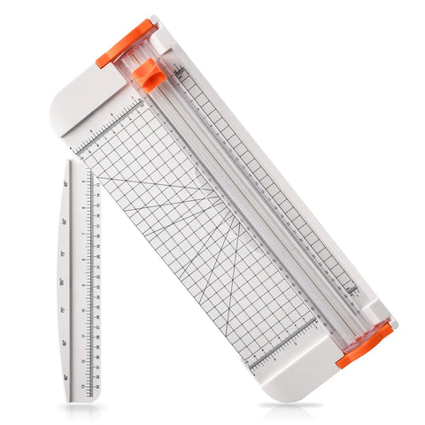 12 inch paper cutter from 27 Piece Craft Weeding Tools Kit For Vinyl With Utility Knife Set And 12 Inch Paper Cutter Trimmer