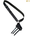 Genuine Leather Sword Baldric Belt For LARP And Renaissance Costumes, Adjustable Crossbody Scabbard Holder, Rugged Medieval Shoulder Strap