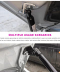 Four Pack 10mm Ball Stud Mounts For Gas Struts With Hardware Nuts 5 16 18 Thread 9 16 Inch Long Shank carbon steel hood lift support install