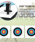 Archery Target Paper Set 20 Pack 24 Inch 60 Cm Ten Ring Targets With Four Target Face Pins For Practice And Hunting setup scene