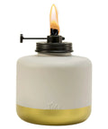 Adjustable Flame Glass Votive Table Top Torch For Outdoor Yard Patio And Deck, Refillable Flame Control, Easy Twist To Lower Or Raise