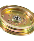 General idler pulley assembly with bearing, gold metallic finish