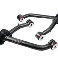 Two To Four Inch Front Upper Control Arm Lift Kit For 2007 To 2018 Chevy Silverado And GMC Sierra 1500, Suburban 1500, Tahoe Yukon XL, And Cadillac Escalade ESV With Factory Forged Steel Arms Only front upper control arms