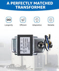 100VA 120V To 24V AC Transformer With Built In Circuit Breaker For Reliable Low Voltage Power For Your Rigs