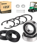 2 Pack Golf Cart Rear Axle Bearing And Seal Kit For TXT RXV Medalist Marathon Electric Carts 1978 Up Components Display