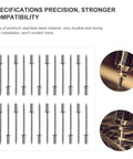 Stainless Steel Blind Rivet Kit 50 Pcs Assortment Round Head For Furniture And Home Projects Quick Install Pro Grade Durable Riveting