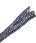 Close-up of 6.5ft Half Inch Cord Protector Split Loom Cable Sleeve For USB Power HDMI Audio Video Wires Braided PET Expandable