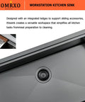 Undermount Bar Sink 15x19 In 16 Gauge Stainless Steel, Single Bowl For RV And Outdoor Kitchens, Heavy Duty Design shown