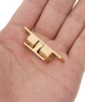 Brass Ball Catch Kit For Cabinet Doors With Double Roller Latch Easy Install Space Saving Hardware Golden Finish