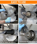 Inner Front Prop Nut Socket Wrench For Mercruiser Bravo III Propeller 2.75 Inch Nut Tool Heavy Duty Marine Prop Maintenance