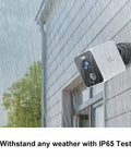 Outdoor Wireless Security Camera Battery Powered 2.5K FHD Color Night Vision With Motion Detection And Spotlight Alexa Compatible