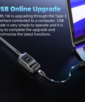 USB update for 2.4GHz ELRS Long Range Module With 1W Transmission Power And Built In Cooling Fan For FPV Drones Open TX Ready
